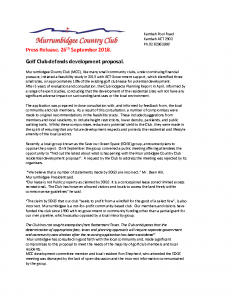 MCC Press release 27 September 2018