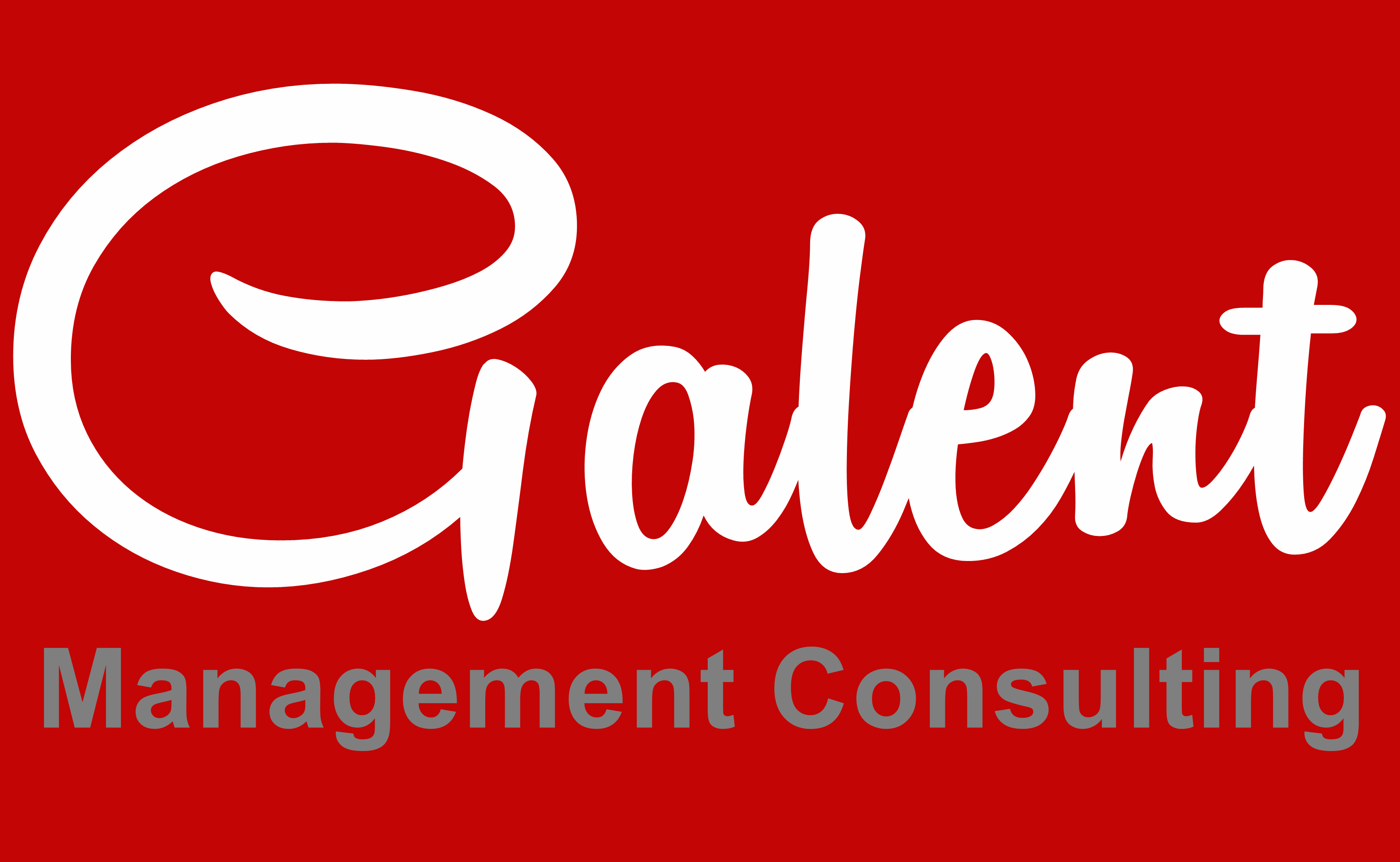 Galent business card white venetian